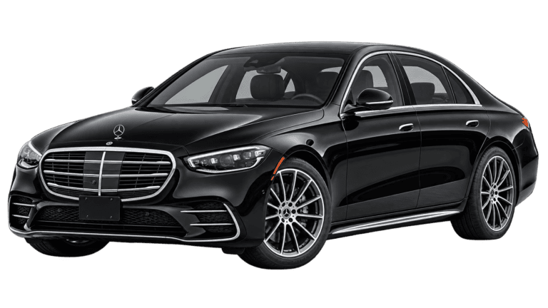 Mercedes-Benz S-Class executive sedan in the Pebble Beach Limo fleet