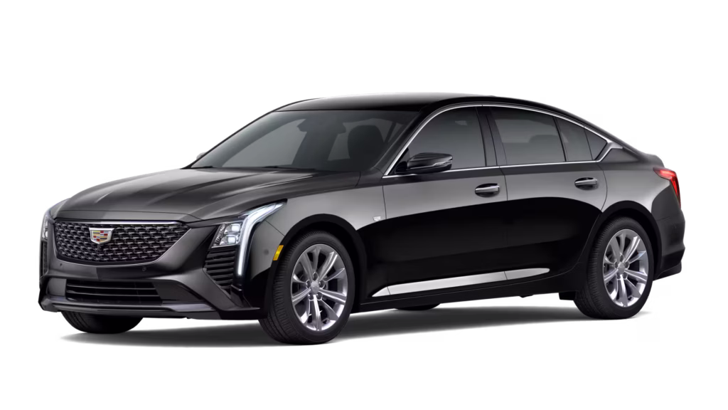 Cadillac CT5 luxury sedan in the Pebble Beach Limo fleet
