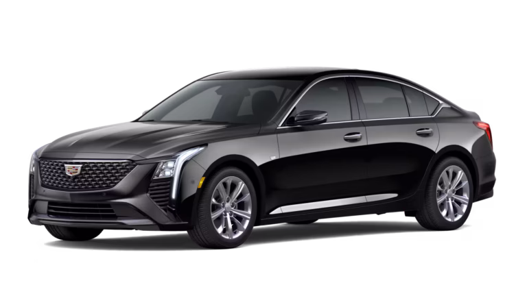 Cadillac CT5 luxury sedan in the Pebble Beach Limo fleet